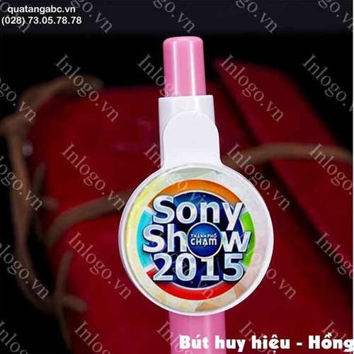 In hình lên bút bi huy hiệu but bi huy hieu