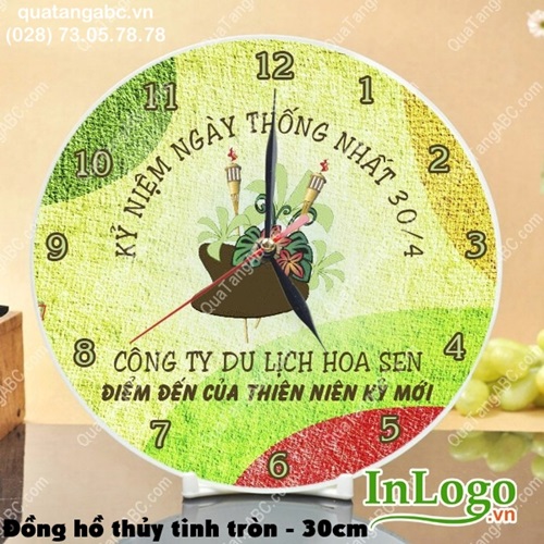 Đồng hồ in logo Đồng hồ in logo