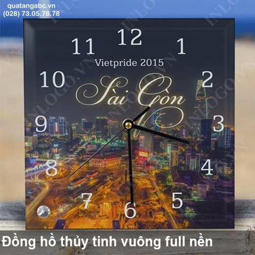 Đồng hồ in logo Đồng hồ in logo