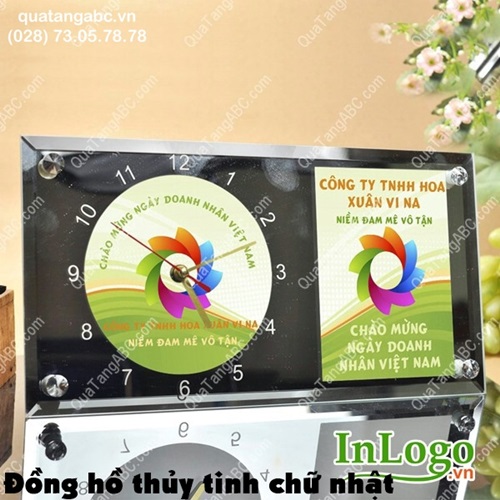 Đồng hồ in logo Đồng hồ in logo