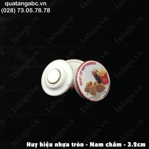 Huy hiệu nhựa 2.5cm huy hieu nhua 2.5cm