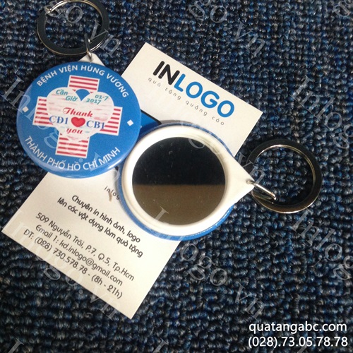 In móc khóa huy hiệu in moc khoa huy hieu