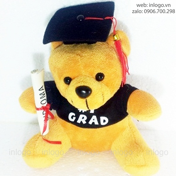 In gấu bông tốt nghiệp giá rẻ tại HCM